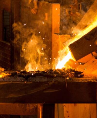 Lost wax casting steps showing ceramic shell building and dewaxing manufacturing process