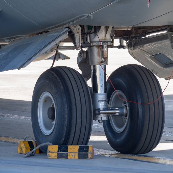 Landing gear casting quality control laboratory with X-ray NDT and mechanical testing equipment